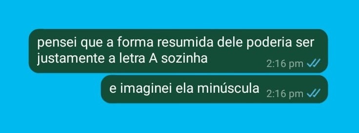 rebranding da letra a