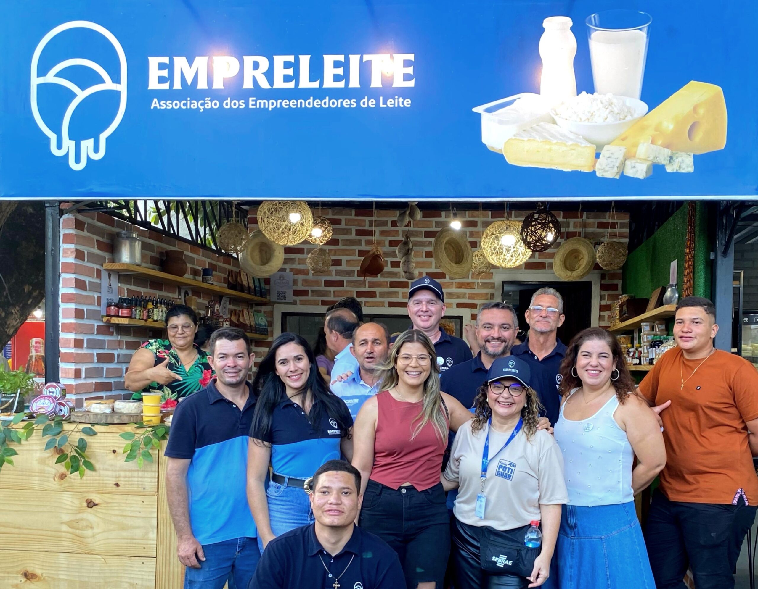 Lojinha da Empreleite durante a 63ª Festa do Boi