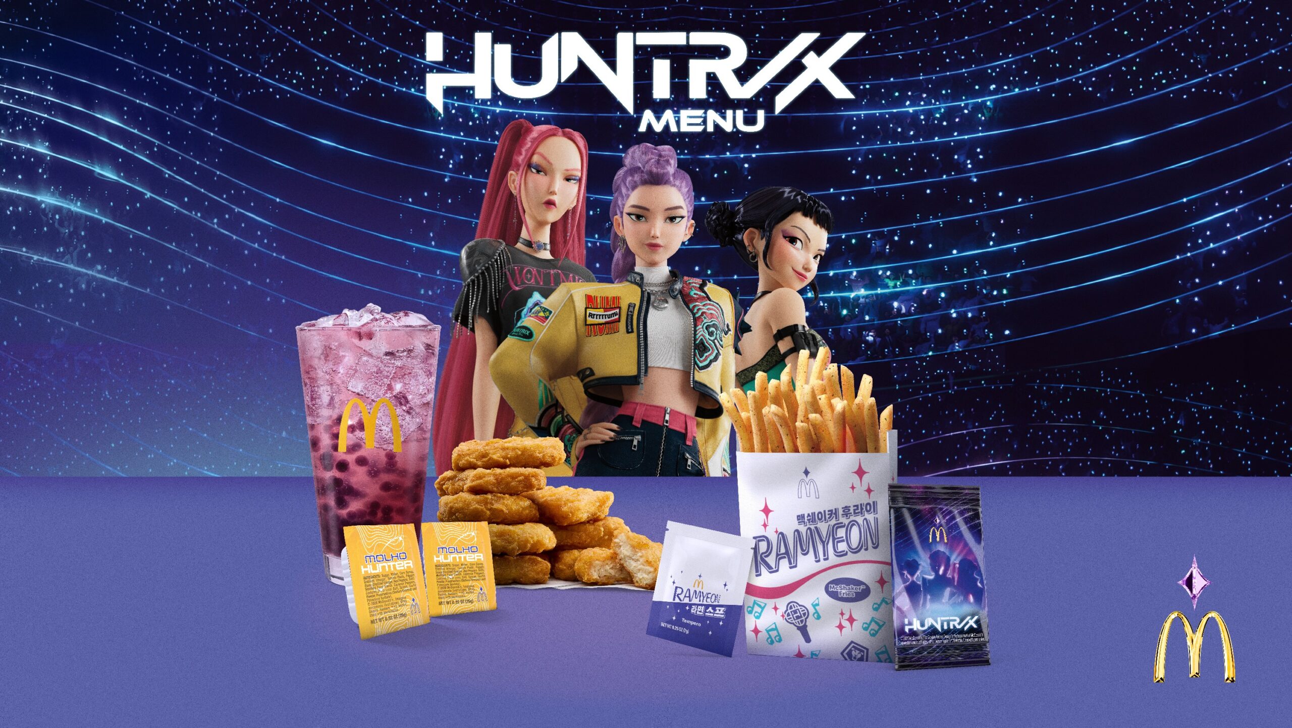 Neste mês, o McDonald’s transforma seus restaurantes em um verdadeiro palco e convida os fãs a assumirem seu lado na Batalha pelos Fãs, inspirada no filme Guerreiras do K-Pop.
