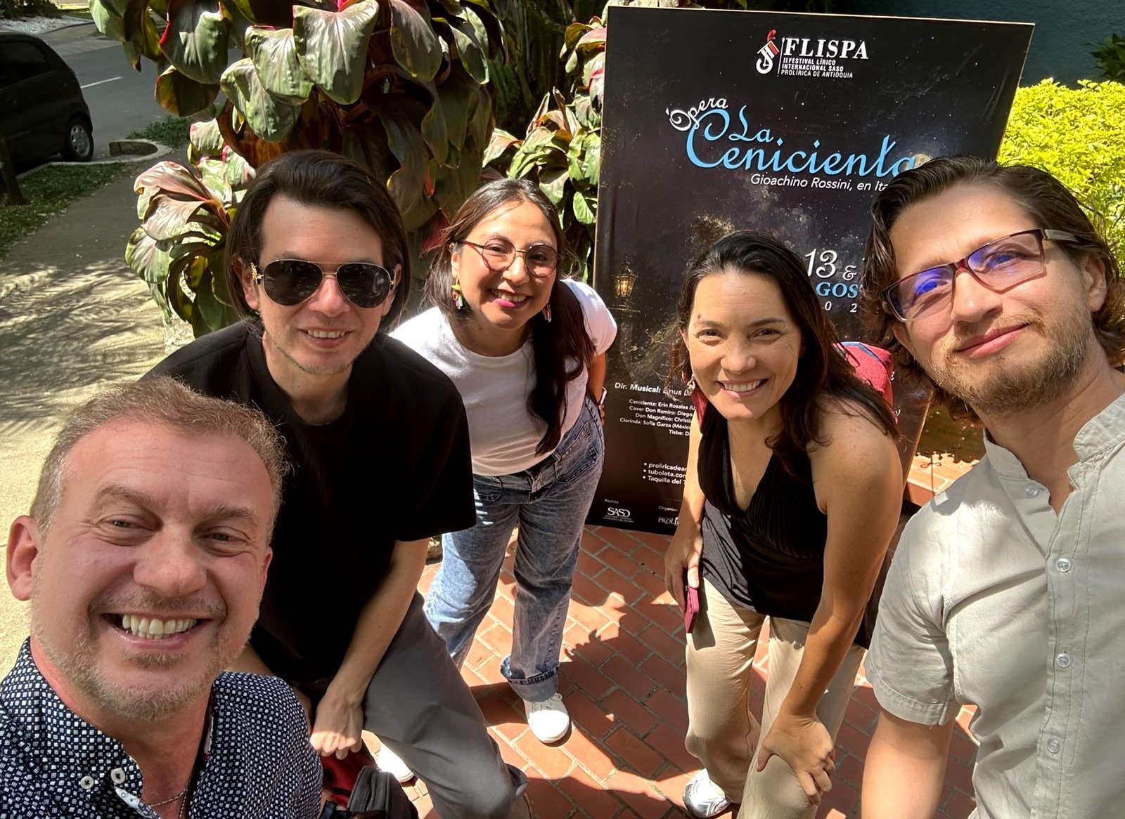 Parte da equipe do II Festival Lírico Internacional SASO Prolírica de Antioquia - FLISPA 2026