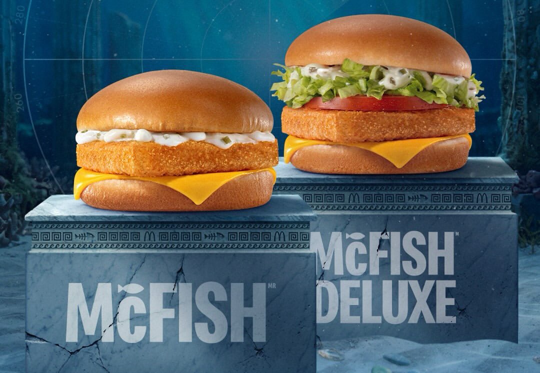 O Méqui tem uma novidade deliciosa: o icônico McFish está oficialmente de volta, trazendo novas versões Deluxe com venda exclusiva pelo app a partir de hoje (1°).