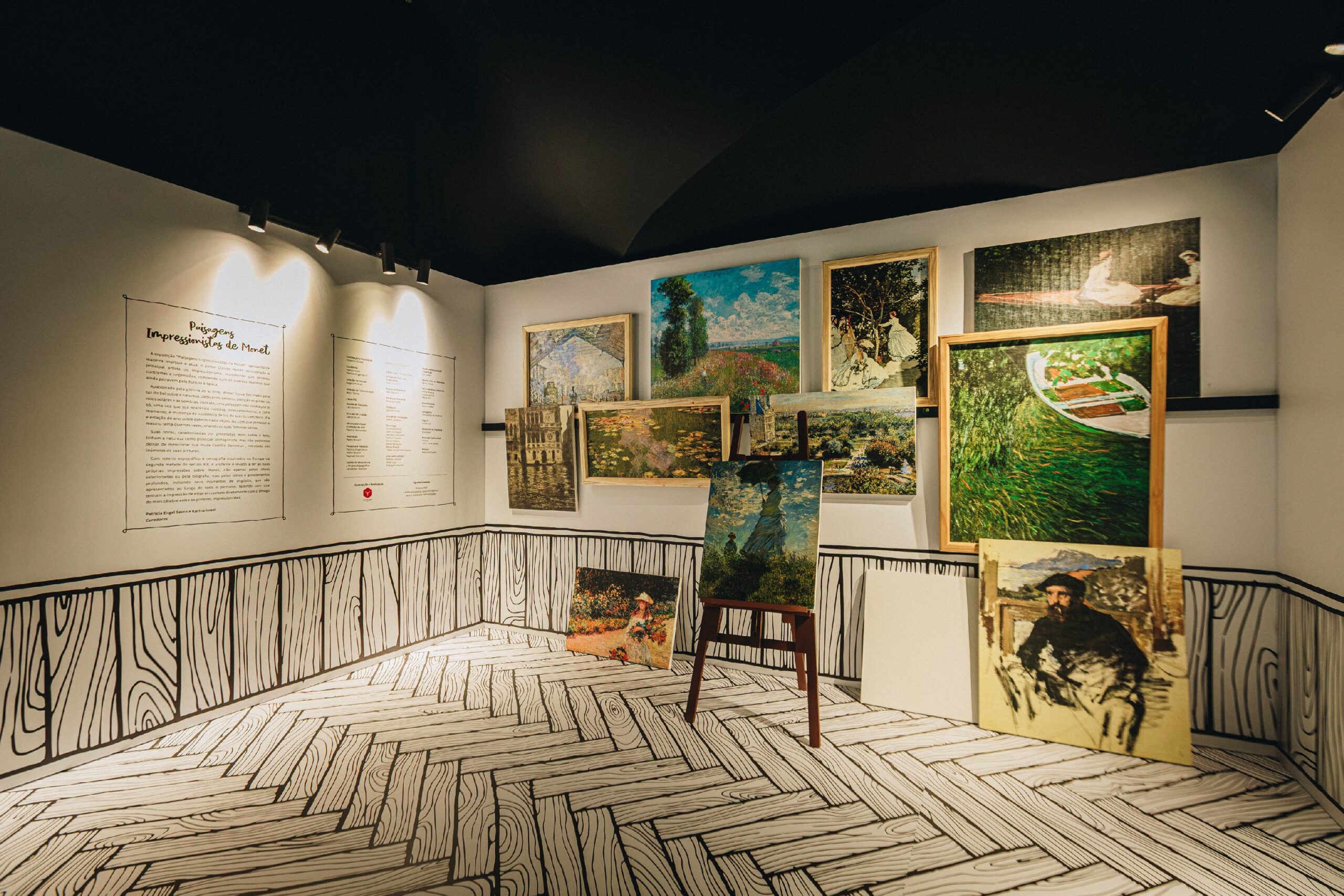 Com projeções sensoriais, o público passeará pelos jardins de Giverny e pelo ateliê de Monet. Uma pauta cultural e visual imperdível para o público!